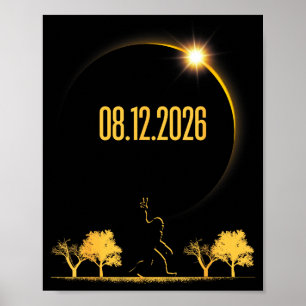 Bigfoot 08.12.26 Totale Sonnenfinsternis 2026 Poster