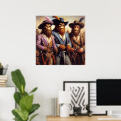 Bigfoot 3 Musketeers Poster (Heimbüro)