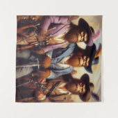 Bigfoot 3 Musketeers Wandteppich (Vorderseite (Horizontal))