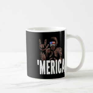 Bigfoot 4. Juli Amerikanischer Unabhängigkeitstag Kaffeetasse