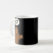 Bigfoot 67 Meme Six Seven Funny Sasquatch  Kaffeetasse (Vorderseite Links)