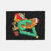 Bigfoot 67 Meme Weihnachtsbaum 67 Baseball Lebenss Fleecedecke (Vorderseite (Horizontal))