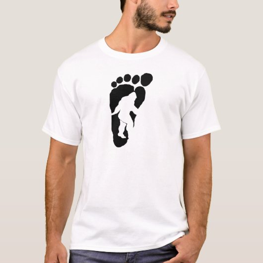 Bigfoot-Abdruck T-Shirt (Vorderseite)