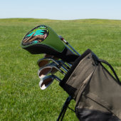 Bigfoot Alien Alliance - Funny Scifi Cryptid Golf Headcover (In SItu)