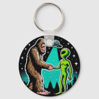 Bigfoot Alien Alliance - Funny Scifi Cryptid