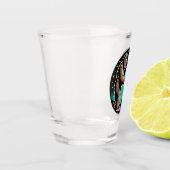 Bigfoot Alien Alliance - Funny Scifi Cryptid Schnapsglas (Links)