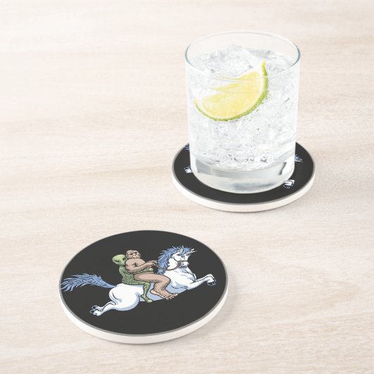 Bigfoot, Alien, Einhorn Untersetzer (Seite)