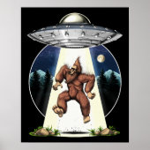Bigfoot Alien Entführung Poster (Vorne)
