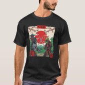 Bigfoot Alien Samurai Galactic Ninja Forest Legend T-Shirt (Vorderseite)