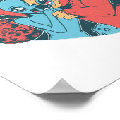 Bigfoot Alien Sasquatch Funny Camping Geschenk Poster (Ecke)