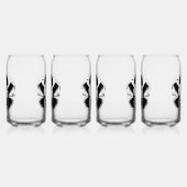 Bigfoot Alien UFO Kryptid Glas mit Gravur (Links)