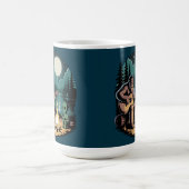 Bigfoot-Alien-UFO-Kryptid-Paranormal-Begegnungs-Ta Kaffeetasse (Mittel)