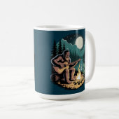 Bigfoot-Alien-UFO-Kryptid-Paranormal-Begegnungs-Ta Kaffeetasse (VorderseiteRechts)