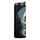 Bigfoot Alien UFO Kryptiden-Becher Thermosbecher (Nach links gedreht)