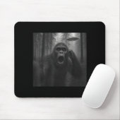 Bigfoot Alien Ufo Selfie Funny Sasquatch Meme Men Mousepad (Mit Mouse)