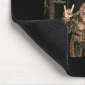 Bigfoot Alien UFO Selfie lustiger Sasquatch Meme M Mousepad (Ecke)