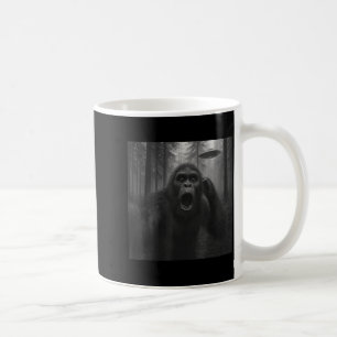Bigfoot Alien UFO Selfie Lustiges Sasquatch Meme M Kaffeetasse