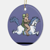 Bigfoot, Alien, Unicorn Keramik Ornament (Links)