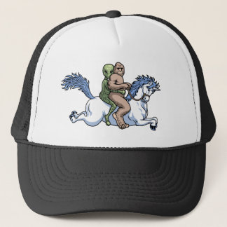 Bigfoot, alien, Unicorn Truckerkappe