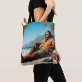 Bigfoot Am Strand Tasche (Von Nahem)