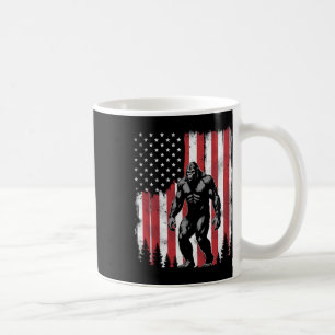 Bigfoot American USA Flag Patriotic 4. Juli Kaffeetasse