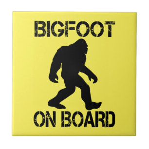 Bigfoot an Bord Lustiger Bigfoot  Fliese