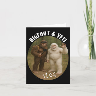 Bigfoot and Friend Vlog Camping Wandern Selfi Karte