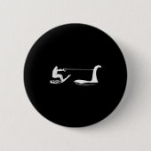Bigfoot and Lochness Monster Jet Ski Button (Vorderseite)