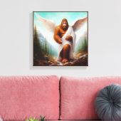 Bigfoot Angel Leinwanddruck (Insitu (Wohnzimmer))