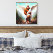Bigfoot Angel Leinwanddruck (Insitu (Schlafzimmer))