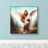 Bigfoot Angel Leinwanddruck (Insitu (Holzboden))