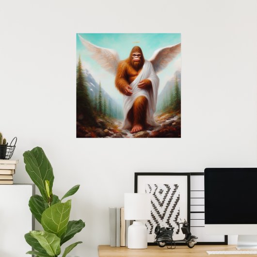 Bigfoot Angel Poster (Heimbüro)
