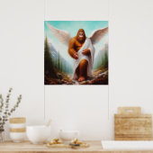 Bigfoot Angel Poster (Küche)