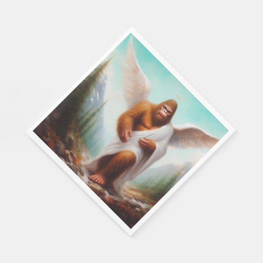Bigfoot Angel Serviette (Ecke)