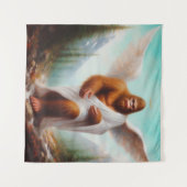 Bigfoot Angel Wandteppich (Vorderseite (Horizontal))