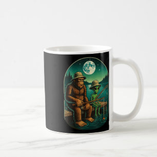 Bigfoot-Angler-Shirt Männer Jungen Sasquatch-Angel Kaffeetasse