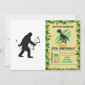 Bigfoot Archer Silhouette Einladung (Vorderseite)