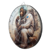 Bigfoot Astronaut Dartscheibe (Vorderseite rechts)