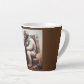 Bigfoot Astronaut Milchtasse (Rechte Ecke)