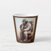 Bigfoot Astronaut Milchtasse (Vorderseite)