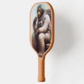 Bigfoot Astronaut Pickleball Schläger (Links)
