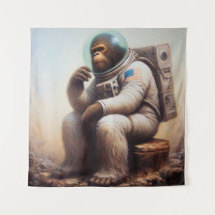Bigfoot Astronaut Wandteppich