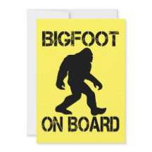 Bigfoot auf Board Funny Bigfoot