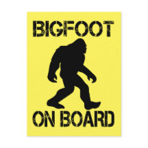 Bigfoot auf Board Funny Bigfoot