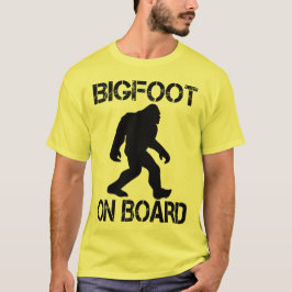 Bigfoot auf Board Funny Bigfoot T-Shirt