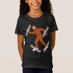 Bigfoot aufgefangen auf Band T-Shirt