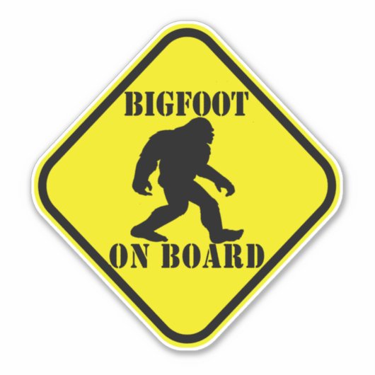 Bigfoot Aufkleber (Vorderseite)