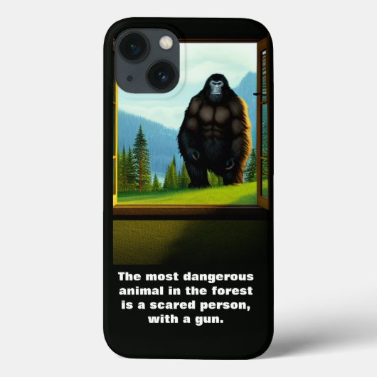 Bigfoot Außenbereich Case-Mate iPhone Hülle (Rückseite)