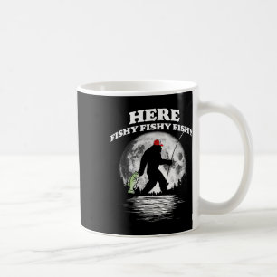 Bigfoot B Nachtangeln! Hier Fischiger Bquatch Sasq Kaffeetasse