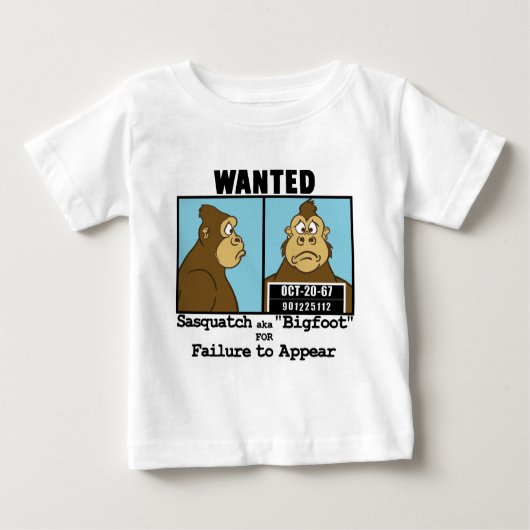 Bigfoot Baby T-shirt (Vorderseite)